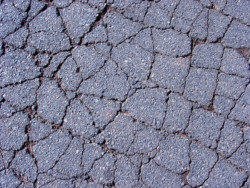 asphalt cracking